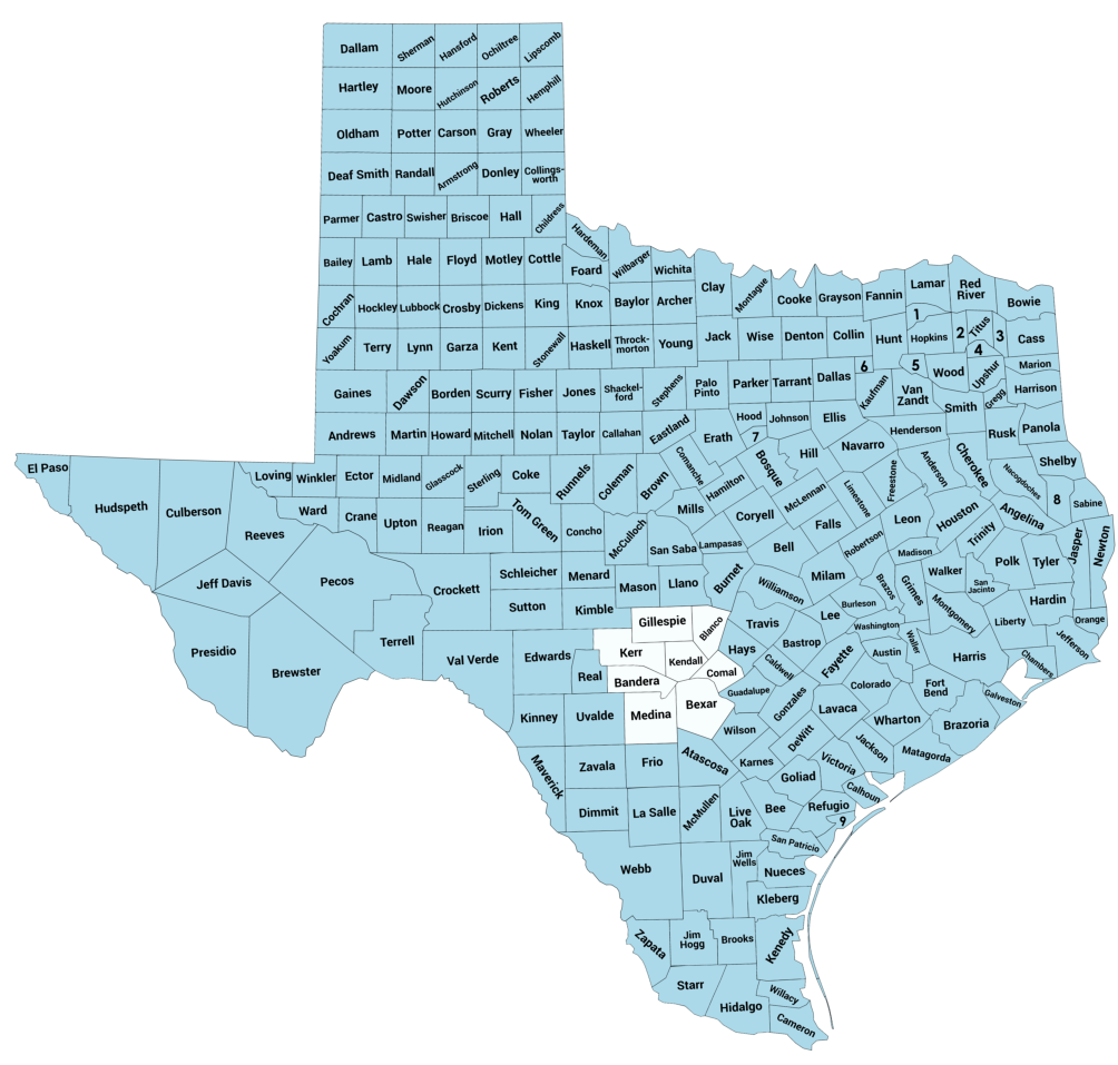 Trident Restoration Service Map